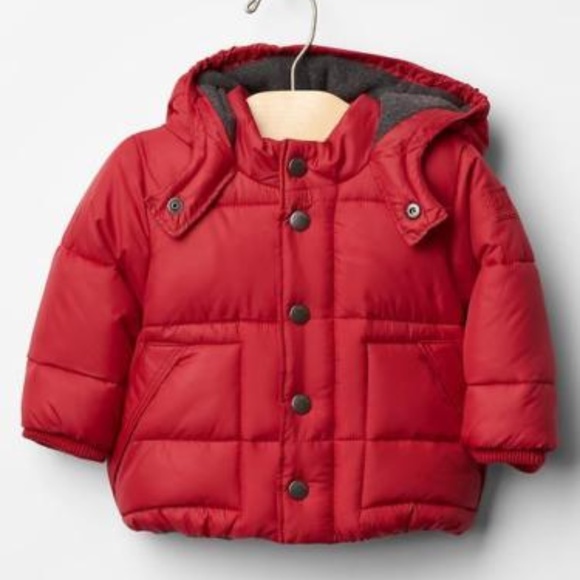 Baby Gap Warmest jacket Red Size 0-6 Months NEW!
